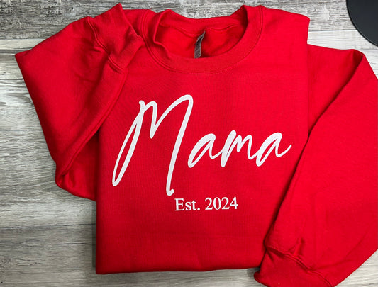 Mama Design *Put size, color, dates and names in comments*