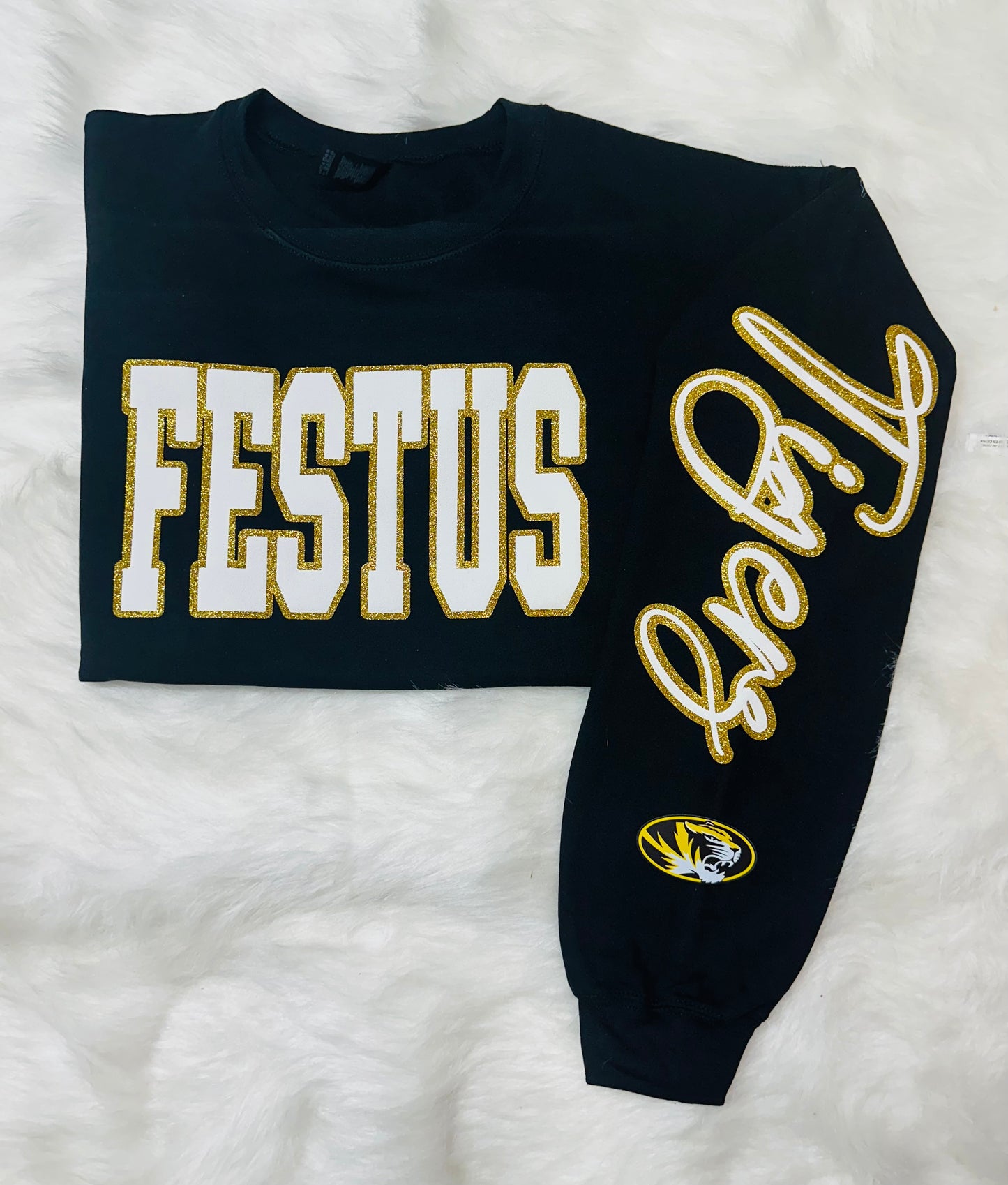 Custom sports team sweatshirts *Put size, colors and name of school in comments* Price includes ONE sleeve and front design, if wanting more message me.