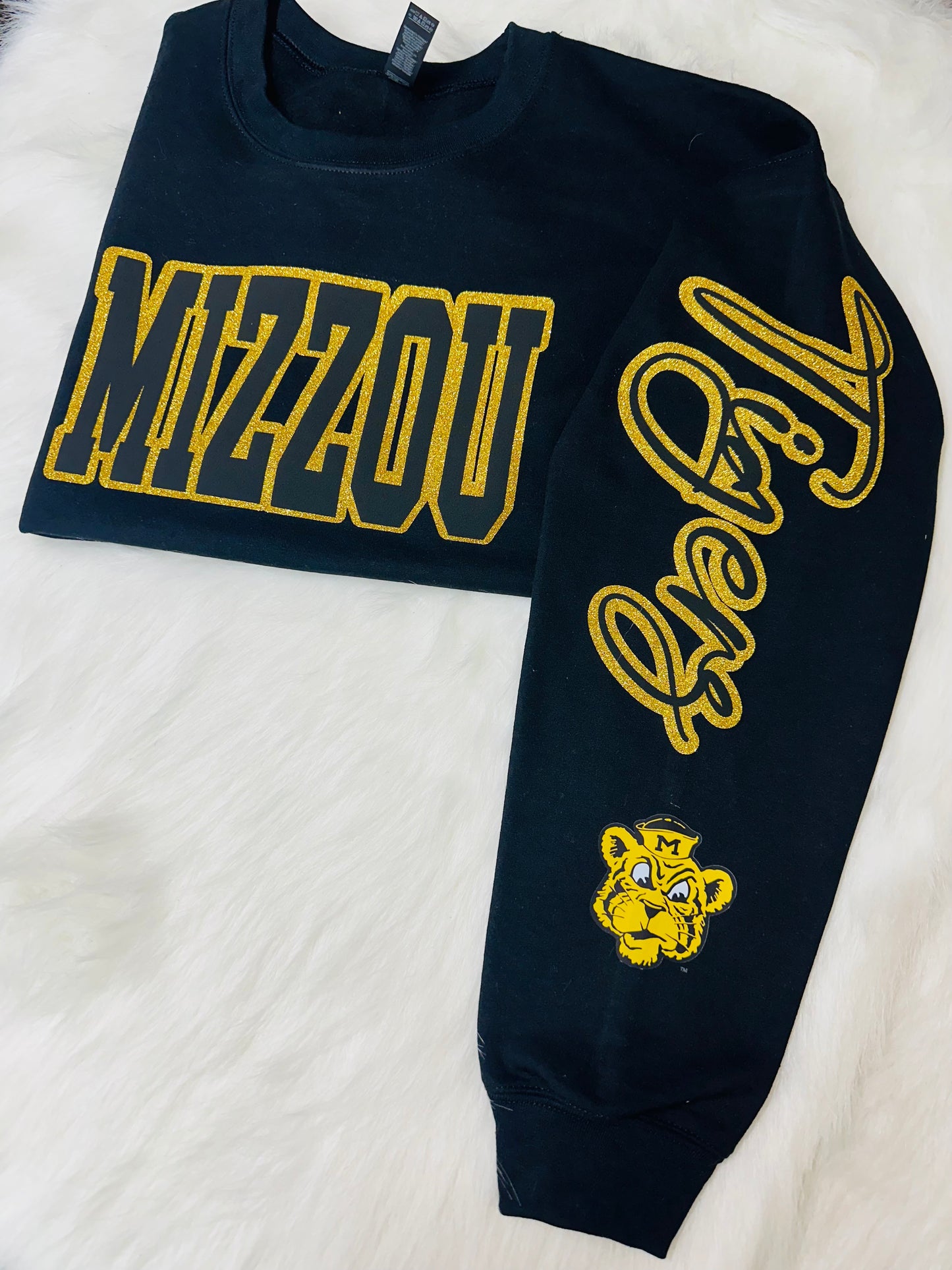 Custom sports team sweatshirts *Put size, colors and name of school in comments* Price includes ONE sleeve and front design, if wanting more message me.