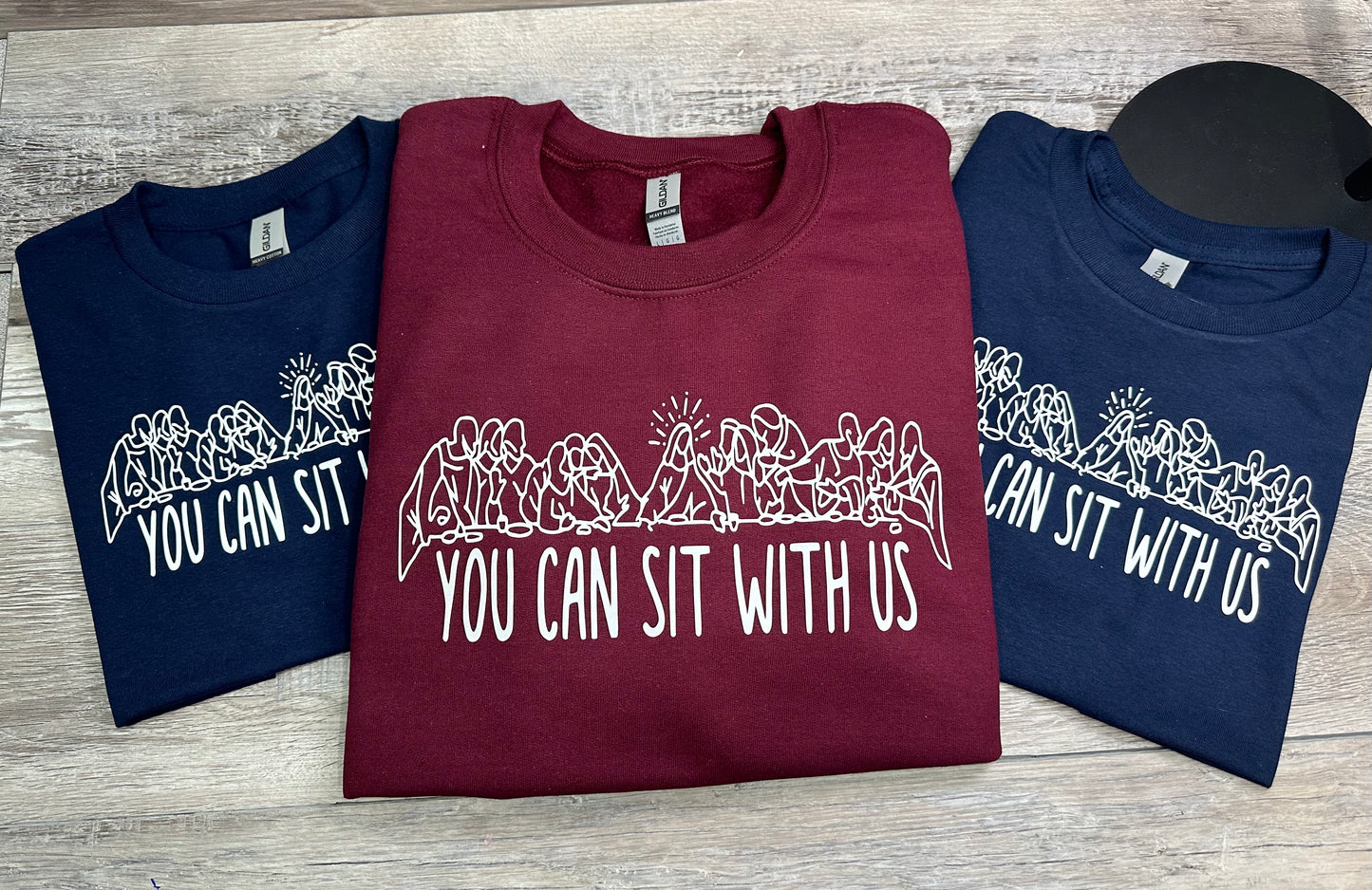 You CAN sit with us design *put size and color in comments*