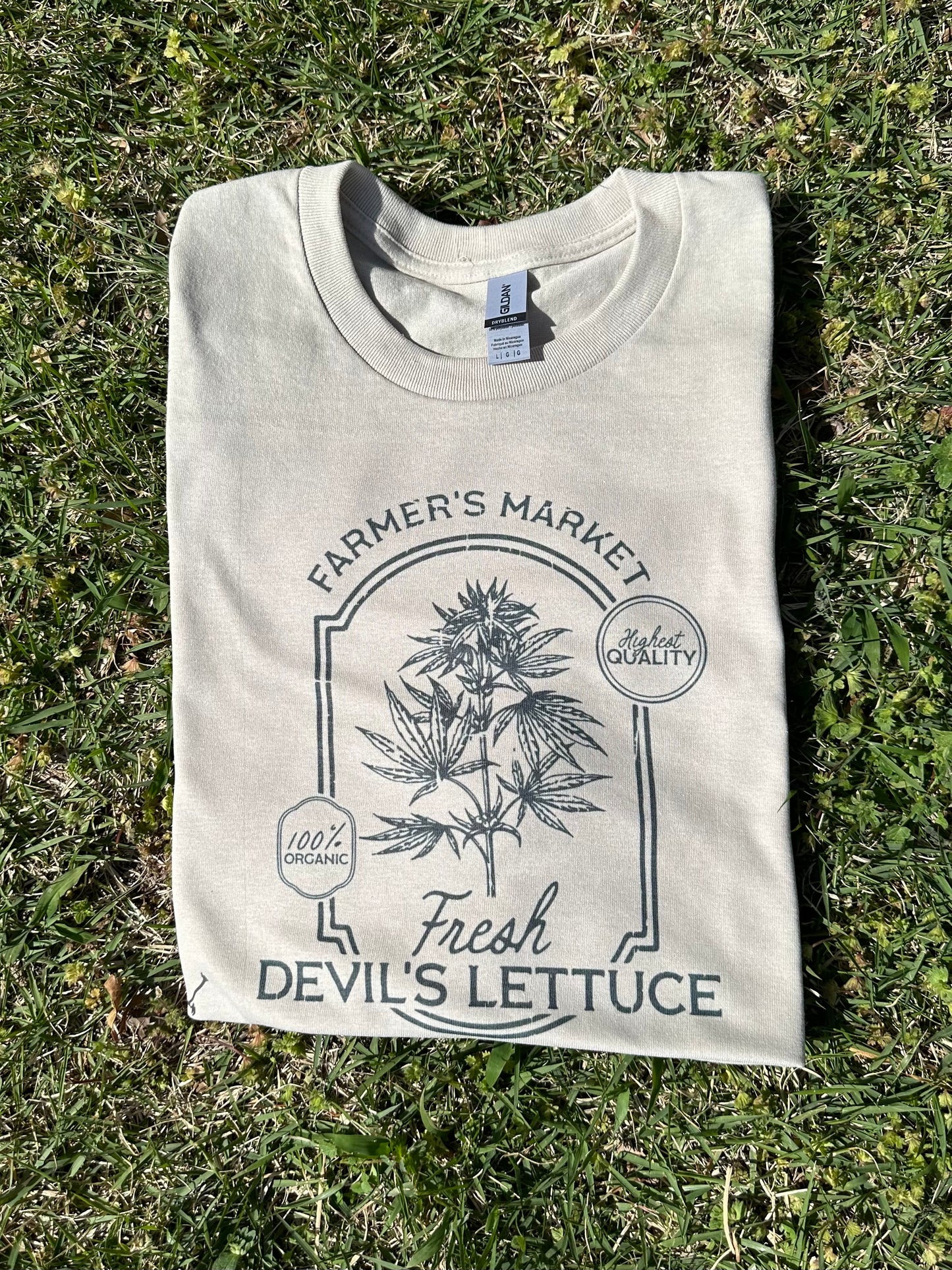 Devils Lettuce Design *put color and size in comments*