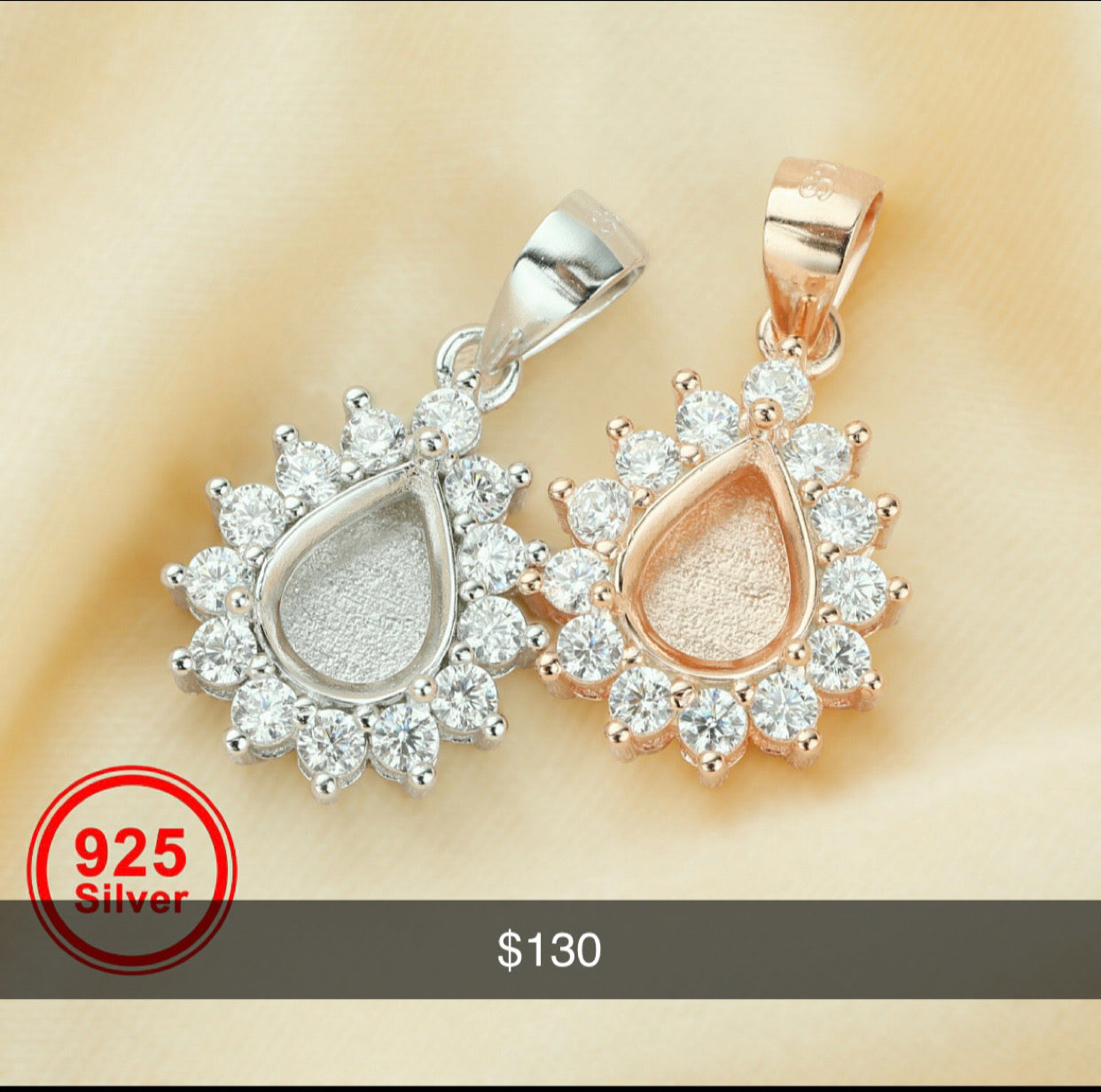 Oval Pendant Necklace