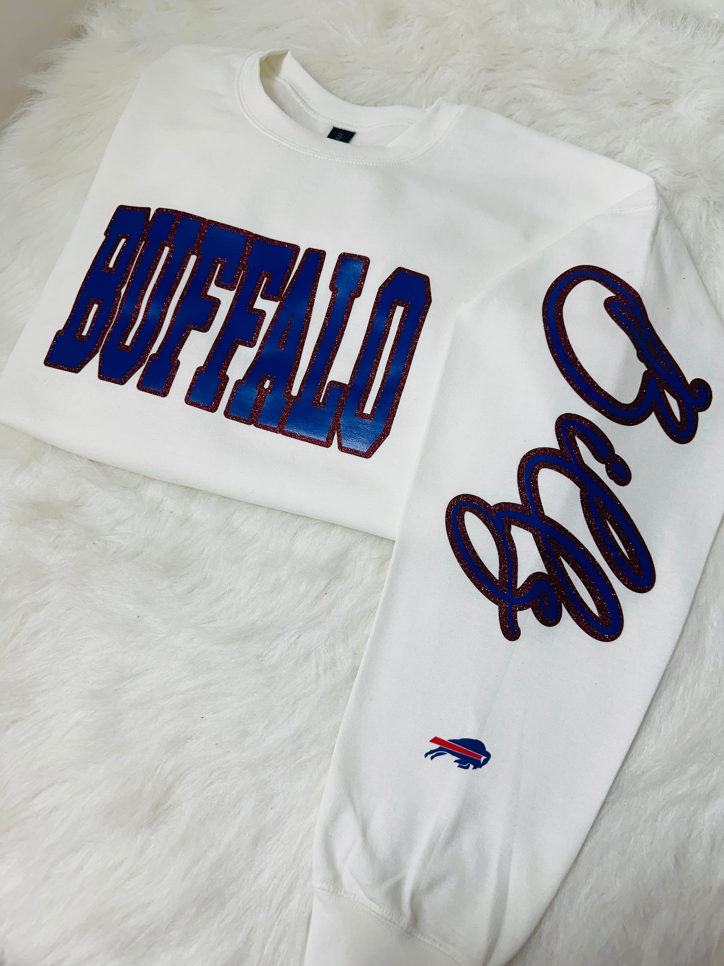 Custom sports team sweatshirts *Put size, colors and name of school in comments* Price includes ONE sleeve and front design, if wanting more message me.