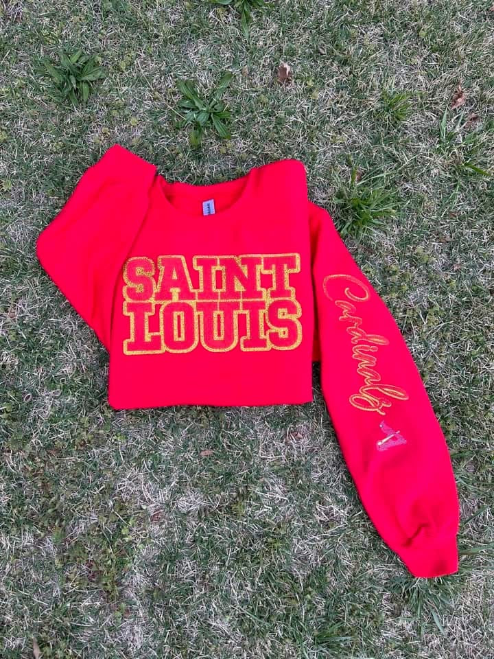 Custom sports team sweatshirts *Put size, colors and name of school in comments* Price includes ONE sleeve and front design, if wanting more message me.