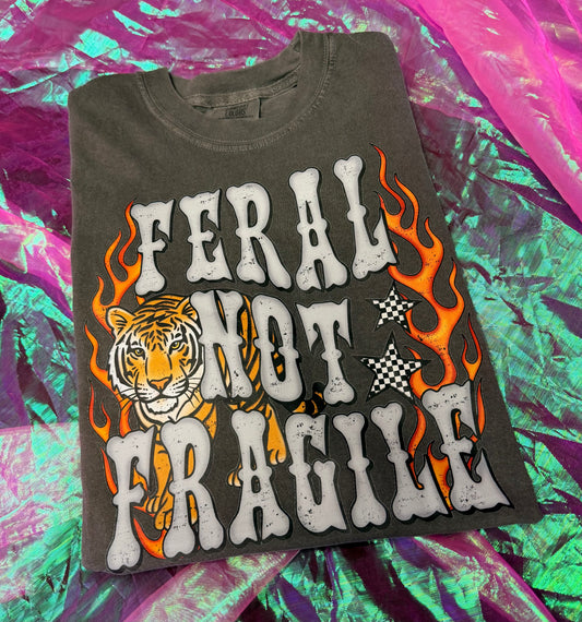 FERAL NOT FRAGILE SMALL SHORT SLEEVE