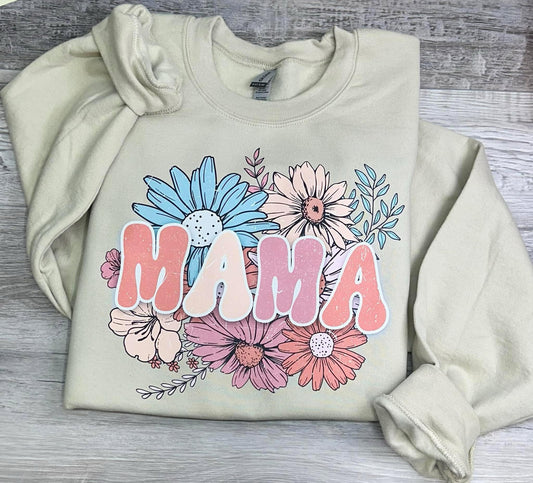 Mama Flower Sweatshirt