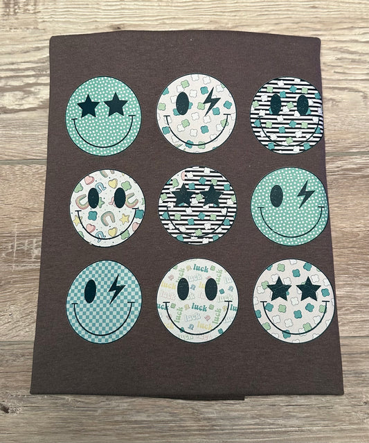 Smiley face St. Patty's *put size and color in comments*
