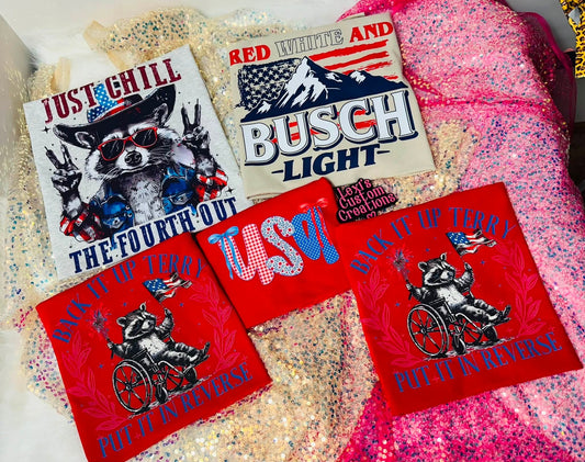 4th of July shirts (Choose design, size and color)
