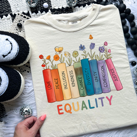 Equality *put size and color in comments*