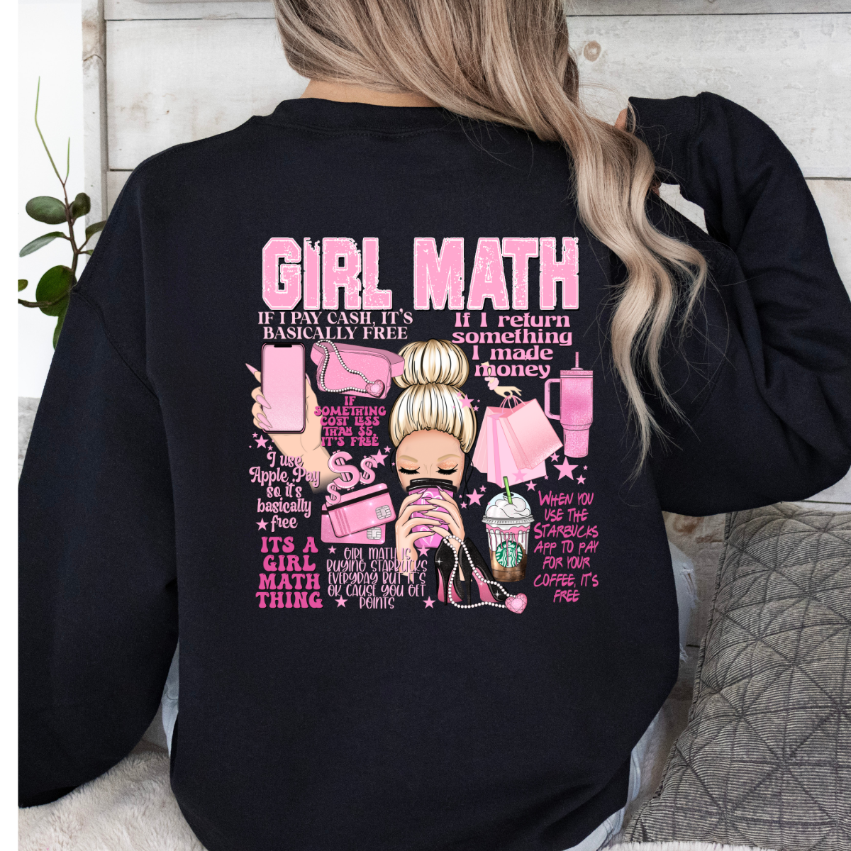 Girl Math Dtf Print