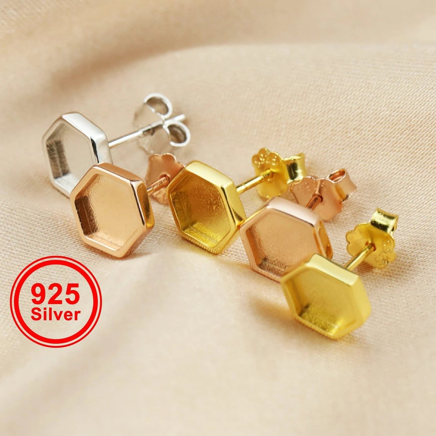HONEYCOMB EARRINGS
