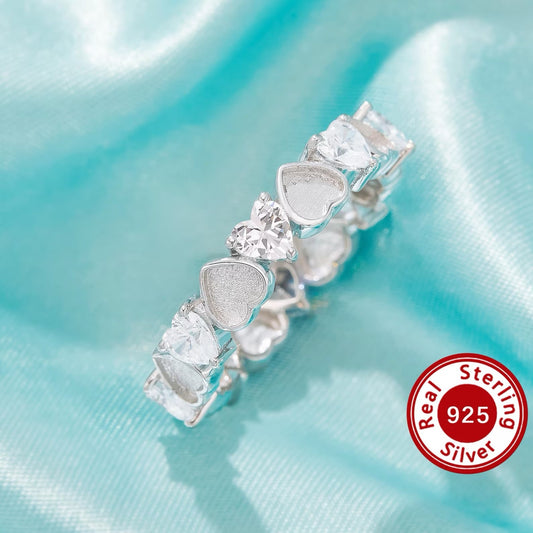 HEART BIRTHSTONE RING