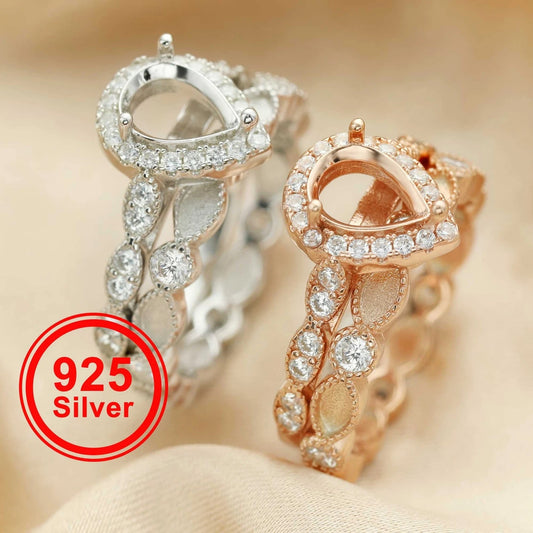 TEAR DROP RING STACK